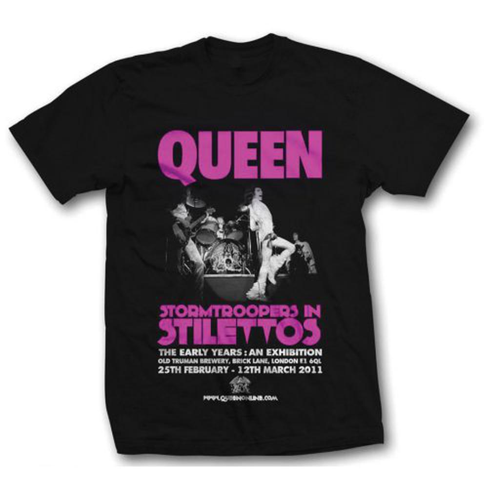 Queen - Stormtrooper In Stilettos Mens Tshirt - Black